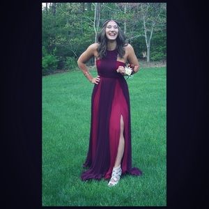Burgundy Prom Dress